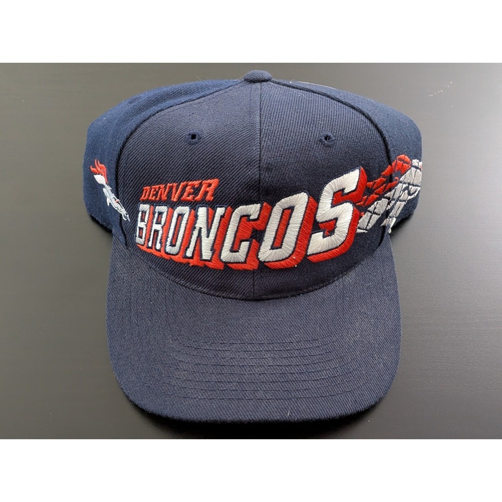 Vintage 1990s Sports Specialties Denver Broncos Shadow Snapback Hat NFL OSFM